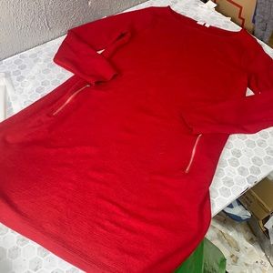 Gap Large Red long Sleeve Dress